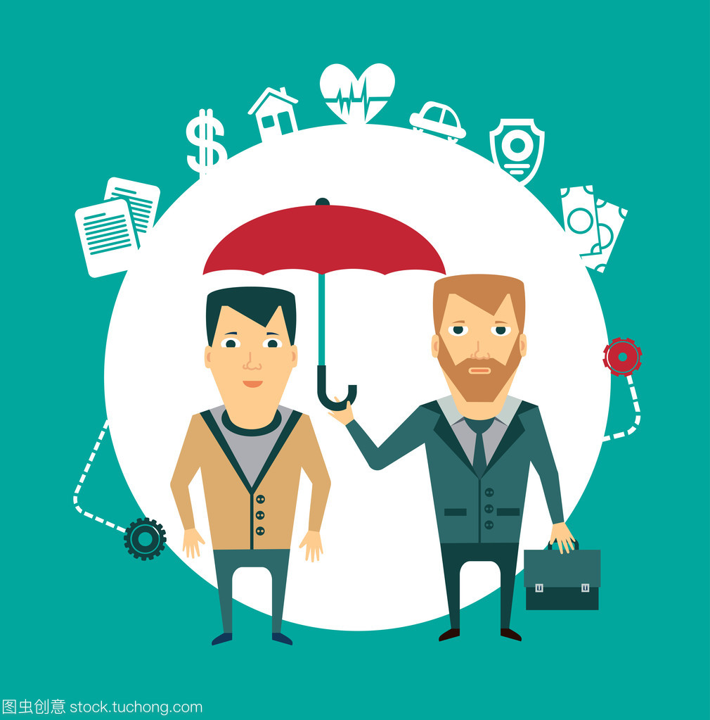 為生活撐起保護(hù)傘——保險(xiǎn)代理人廣告設(shè)計(jì)創(chuàng)意